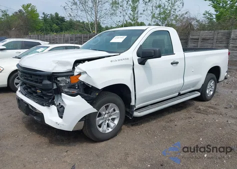 2023 Chevrolet Silverado 1500 2Wd Long Bed Wt z USA, uszkodzony, nr VIN 3GCNAAED9PG318984